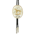 Crumrine Adult Western Bolo Tie Standing Horse