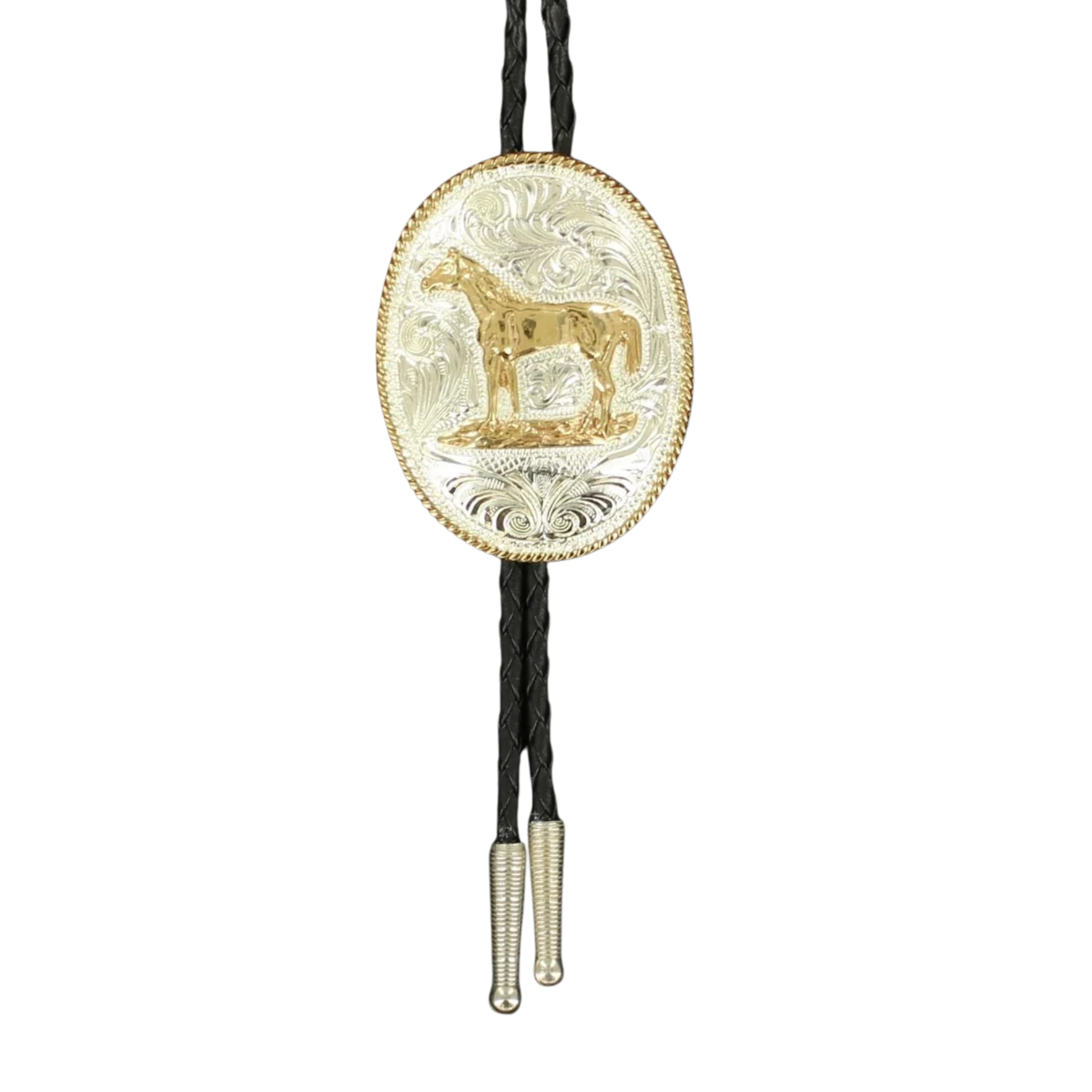 Crumrine Adult Western Bolo Tie Standing Horse