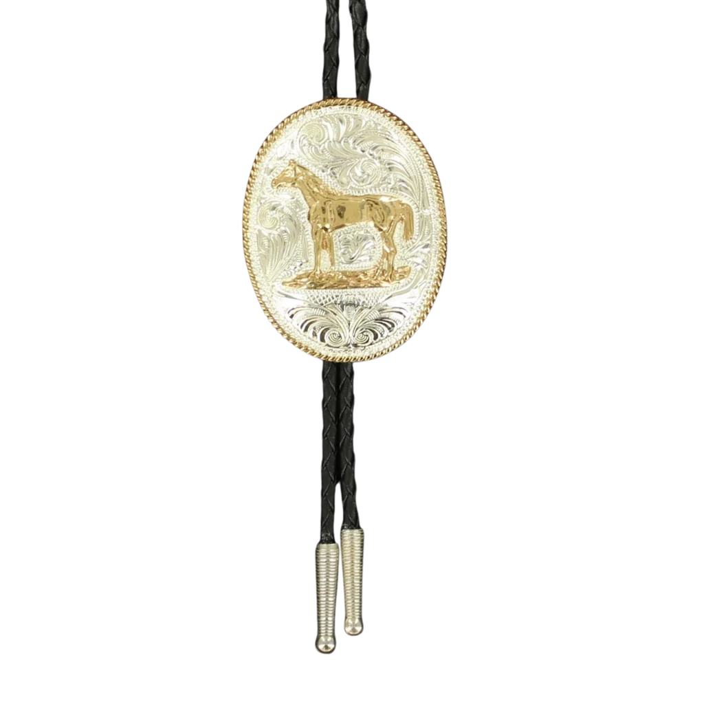 Crumrine Adult Western Bolo Tie Standing Horse
