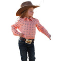 Cruel Girl Geo Print Girls Western L/S Shirt CTW3220035