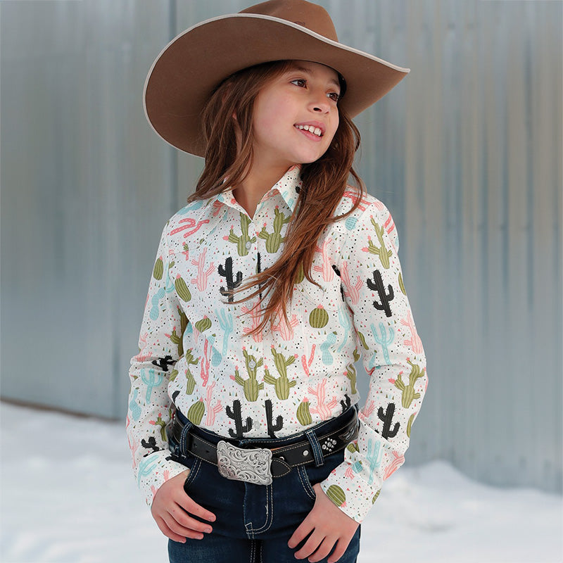 Cruel Girl Cactus Print Shirt CTW3380001
