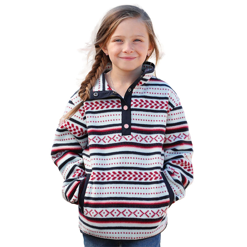 Cruel Girls Youth Southwestern Fleece Pullover
