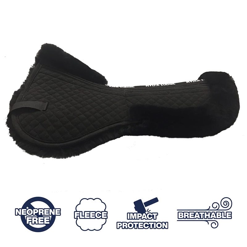 Majyk Equipe Half Pad Correction Fleece with Wither Relief Impact Shims