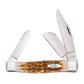 Peach Seed Jig Large 3 Blade Stockman Knife