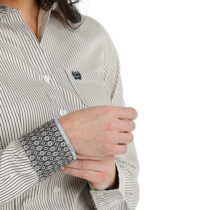 Cinch Womens L/S Stripe Shirt MSW9164211