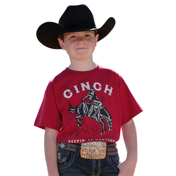 Cinch Boys Keepin it Western S/S Shirt MTT7670135