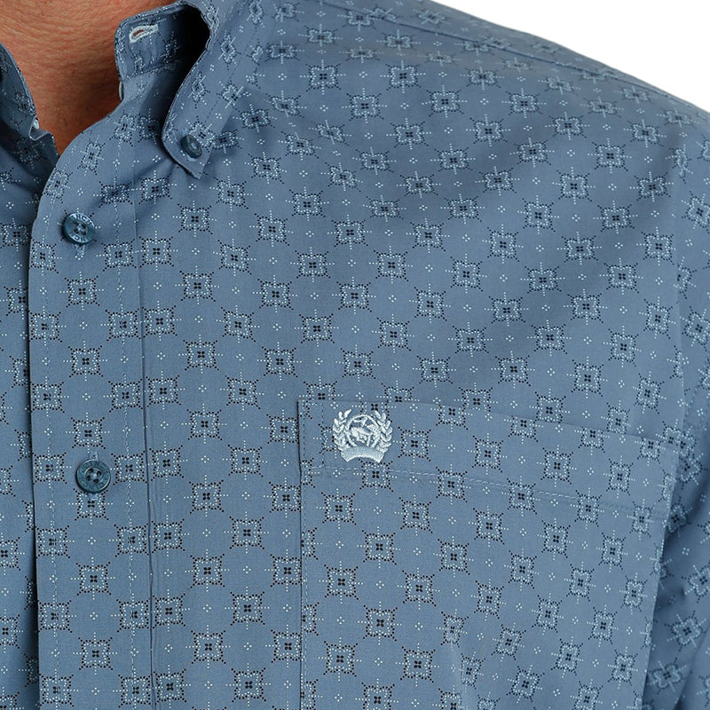 Cinch Mens Print L/S Shirt MTW1105693