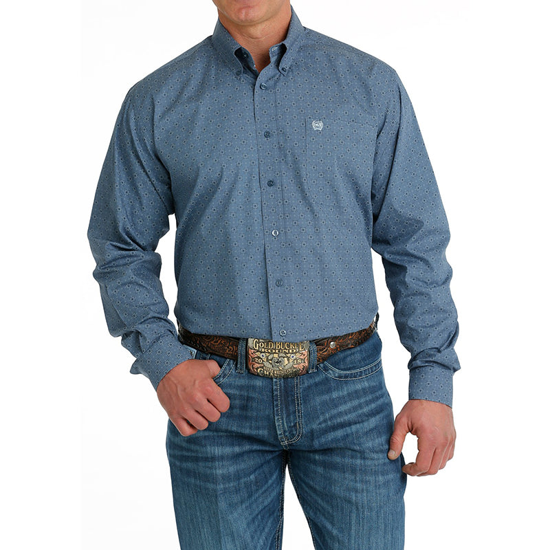 Cinch Mens Print L/S Shirt MTW1105693