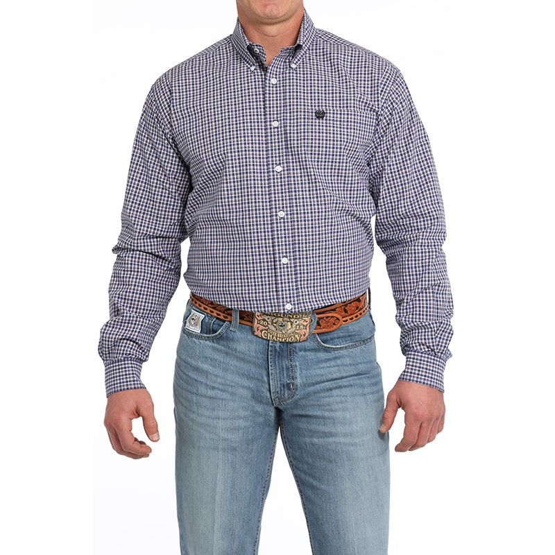 Cinch Mens Plaid L/S Shirt MTW1105851