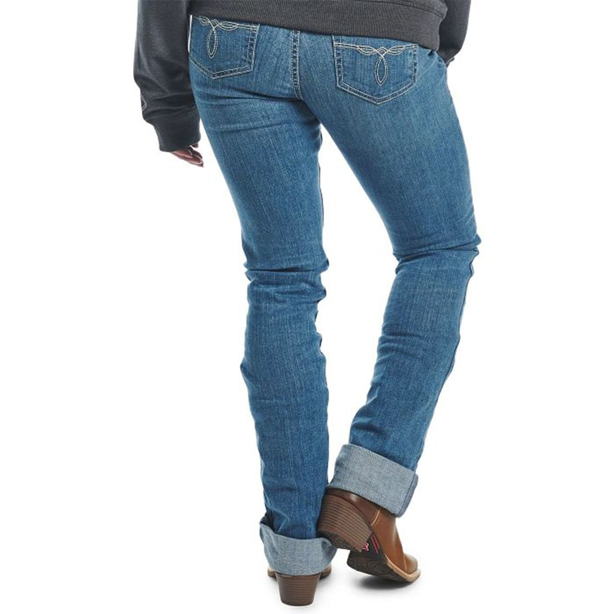 Justin Womens A2 1879 High Rise Boot Cut Jean