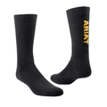 Ariat Mens Premium Cotton Mid Calf Socks Pk3 Pair
