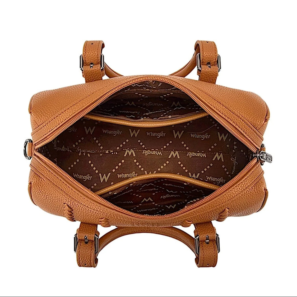 Wrangler Boston Stitch Barrel Bag