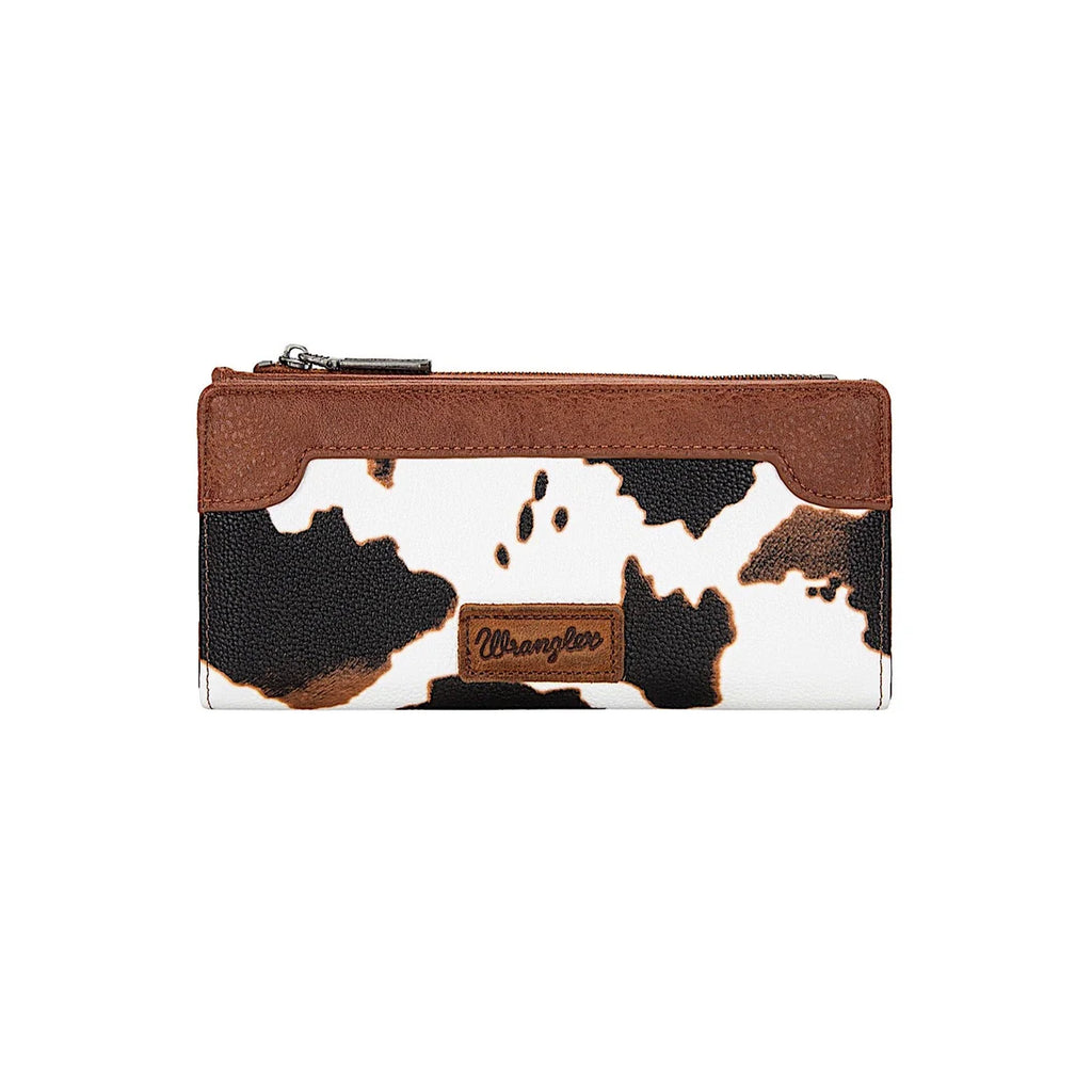 Wrangler Cow Print Slim Wallet