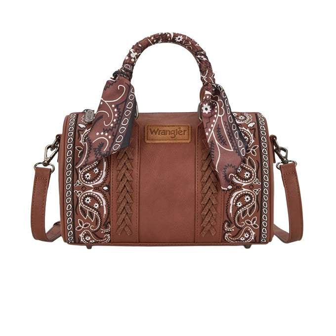 Wrangler Paisley Barrel Bag
