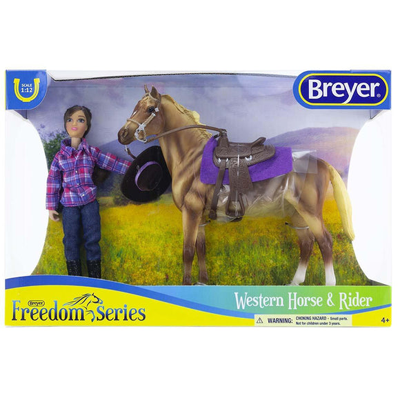Breyer Classics Western Horse and Rider Set
