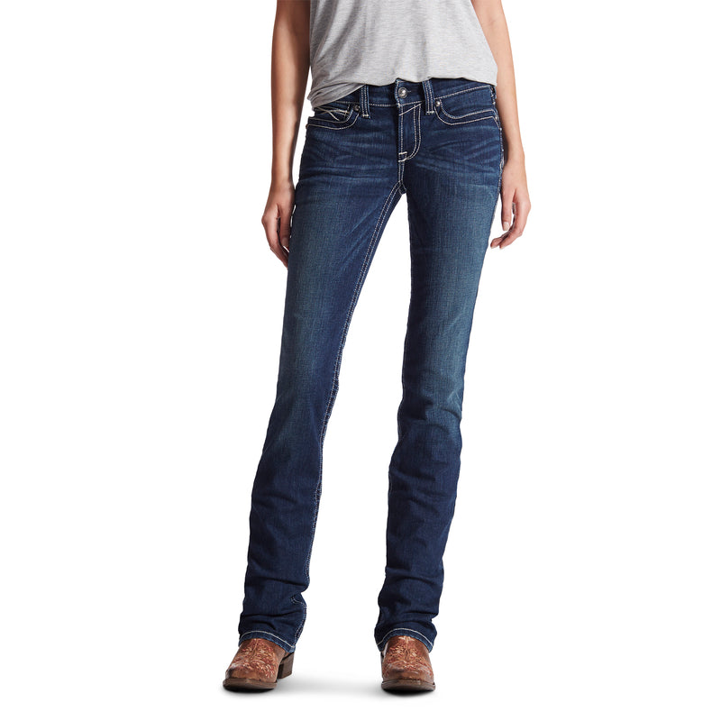 Ariat Wmns R.E.A.L Straight Icon Ocean Jean