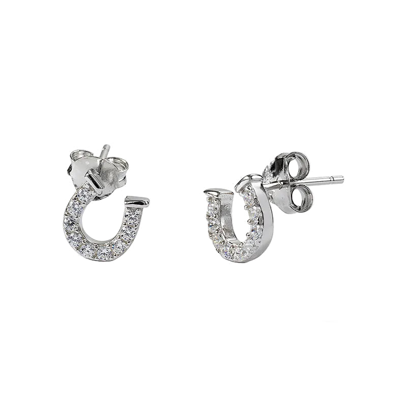 Kelly Herd Horseshoe Earrings