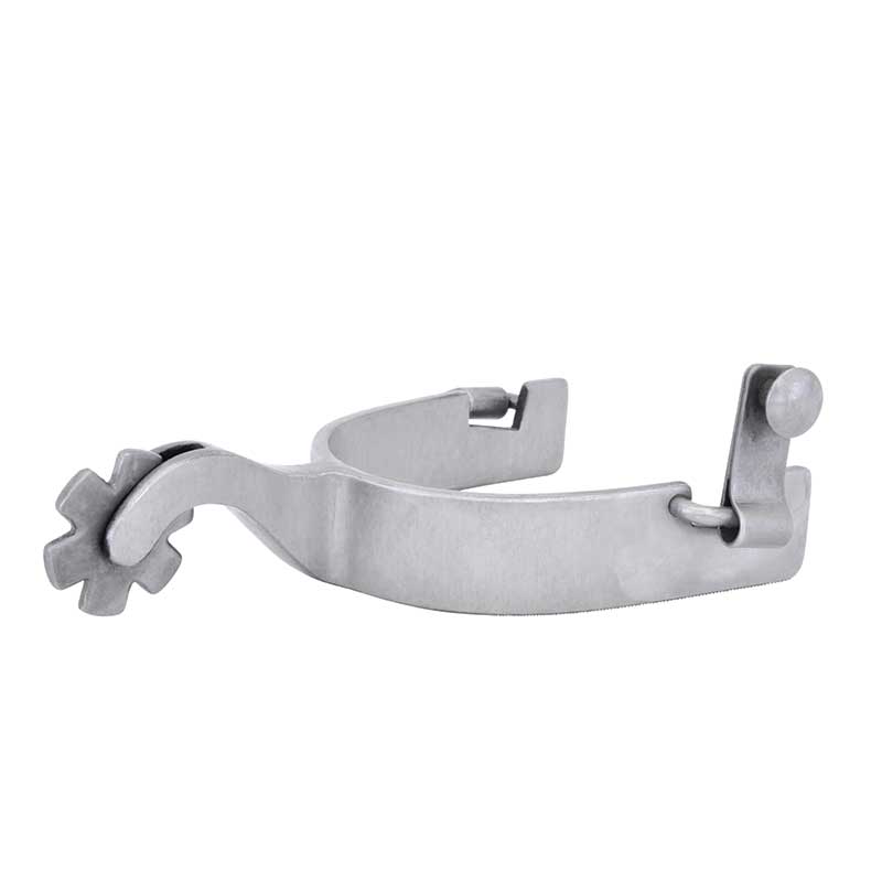 Curved Shank Raw Steel Spur
