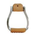 Aluminium Visal Wide Stirrup with Leather