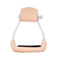 Aluminium Stirrup w Leather Lace Wrap