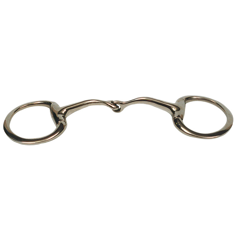 Eggbutt Curved Mouth Bit
