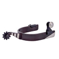 SS Engraved Trim and Bars Roping Spurs
