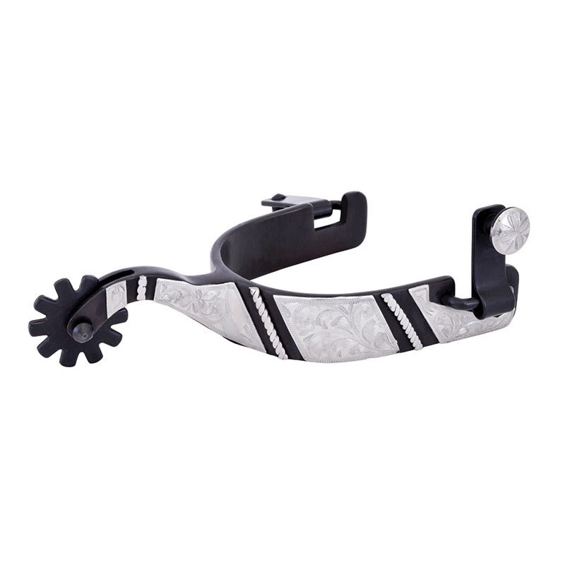 Rope Silver Trim Spur