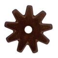 Spur Rowel Antique 9 Point Pair