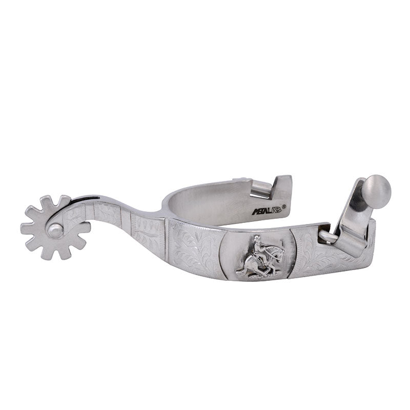 Brushed Sliding Reiner Engraved Spur
