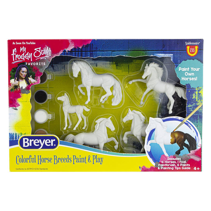 Breyer Activity Horse Crazy Colourful Breeds Paint Kit