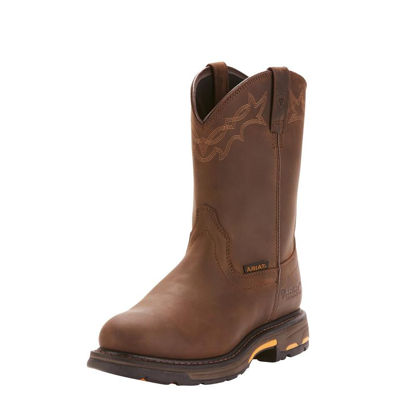 Ariat Mens Workhog Pull On H2O Oily Boot