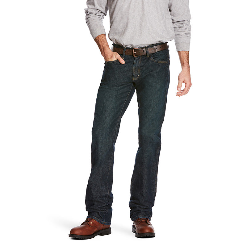Ariat Mens Rebar Fashion M5 Low Rise Slim Straight Leg Jean