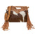 Cusco Tooling Leather Cowhide w Fringe Bag