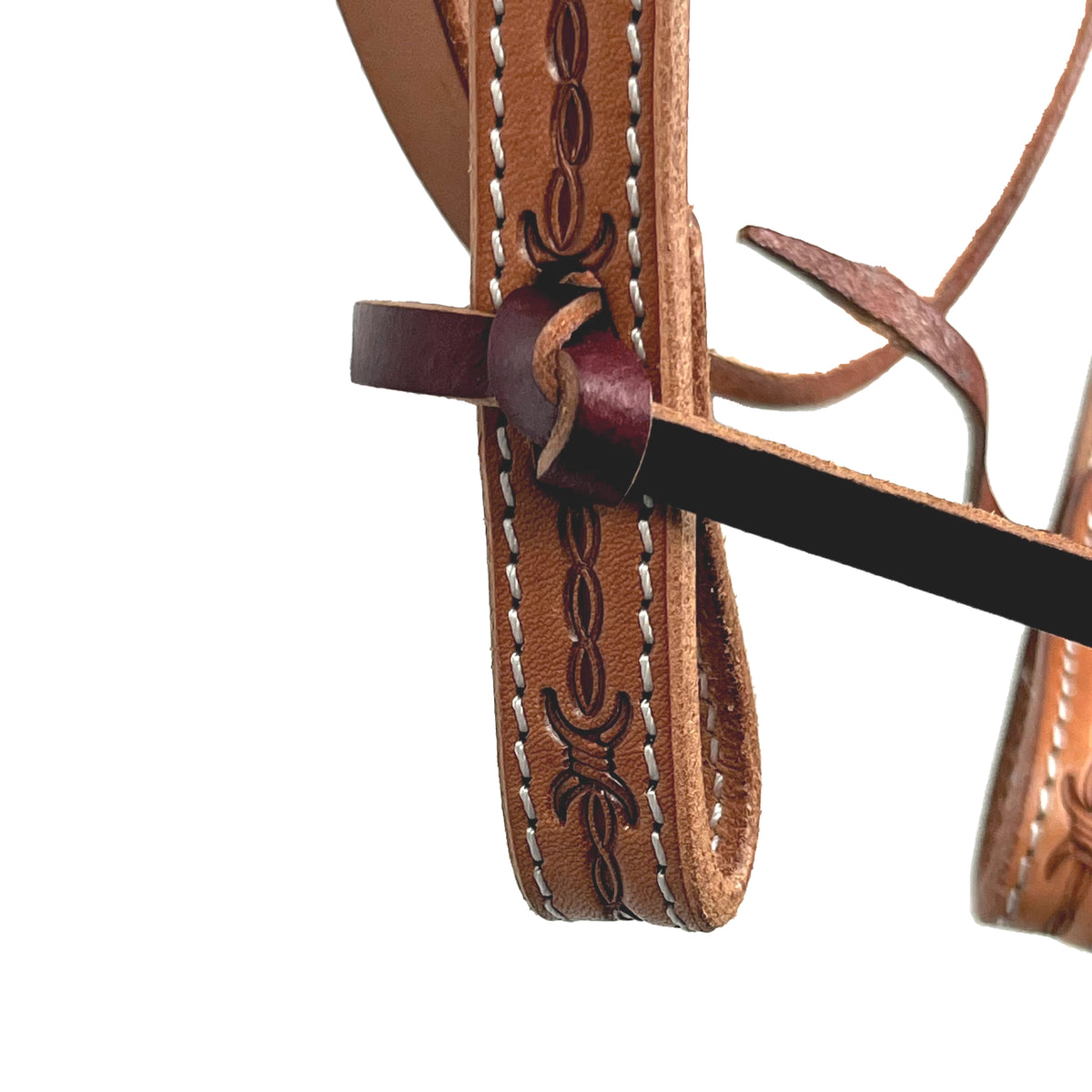 Ezy Ride Bridle with Futurity Knot and Barbwire Stamping