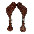 Ezy Ride Spur Strap shaped with Floral Stamping