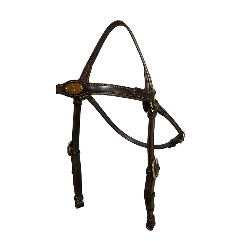 Aus Made Barcoo Bridle Shaped Brow w A Plate