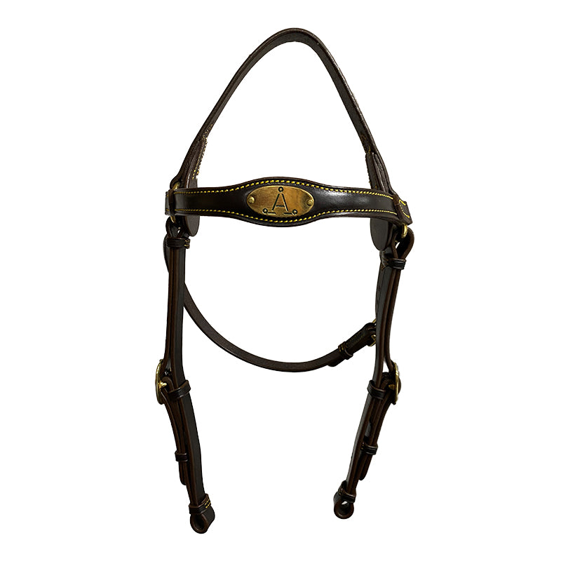 Aus Made Barcoo Bridle Shaped Brow w A Plate