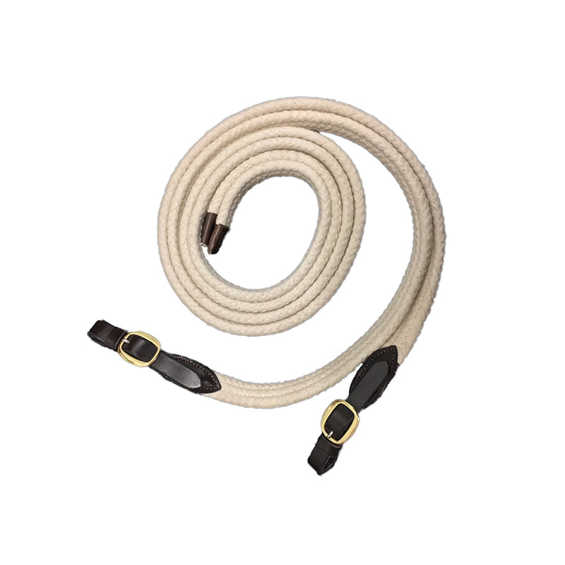 Aus Made Cotton Padded Stockman Split Reins