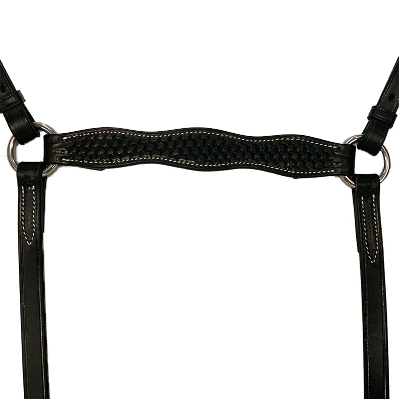 Marsh Carney Breastplate w Scalloped Basket Stamped Wither