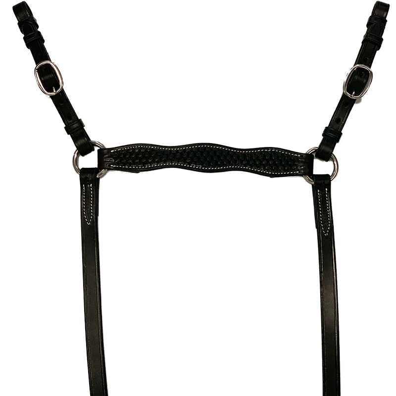Marsh Carney Breastplate w Scalloped Basket Stamped Wither