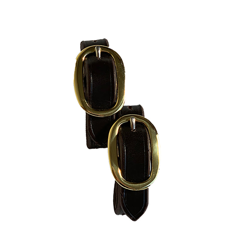 Aus Made Leather Bit Straps 5/8in pr