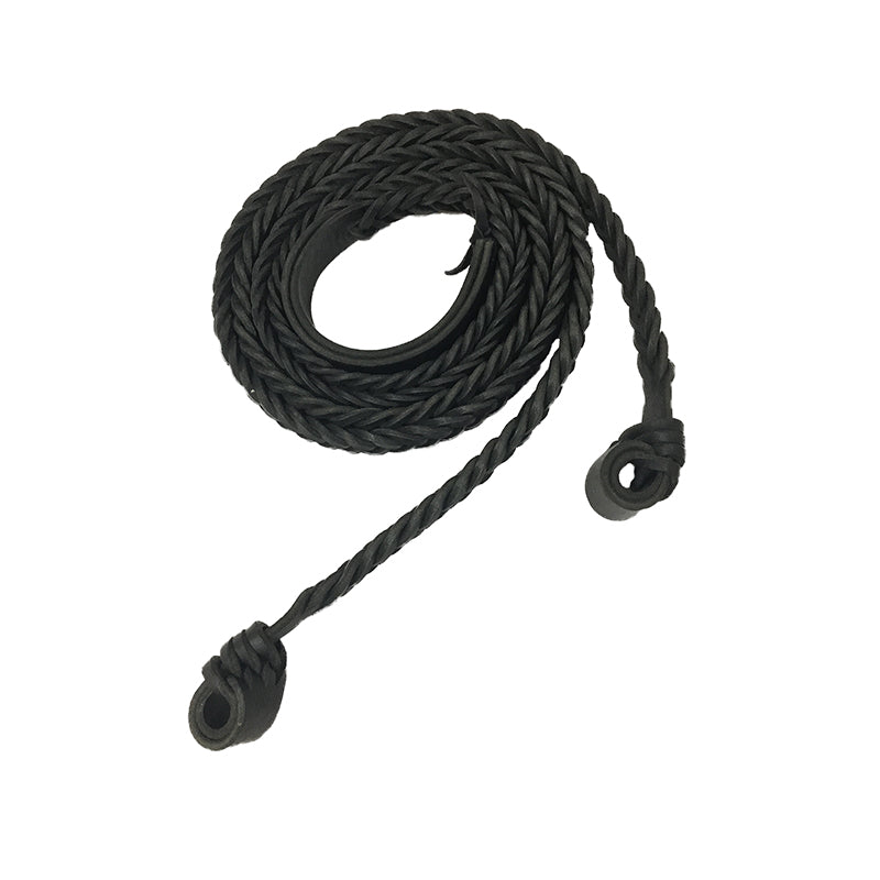 Marsh Carney 5 Plait Reins with Gulf Knot