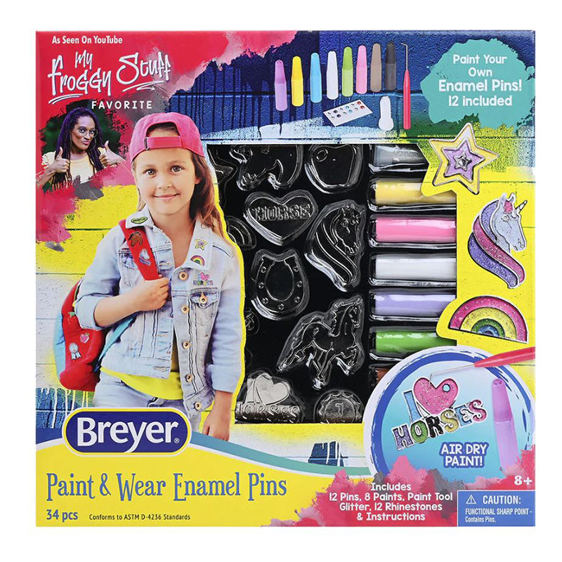 Breyer Activity Paint & Wear Enamel Pins