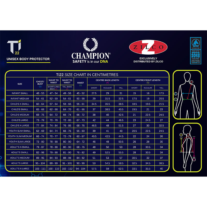 Champion Ti22 Child Short Safety Vest