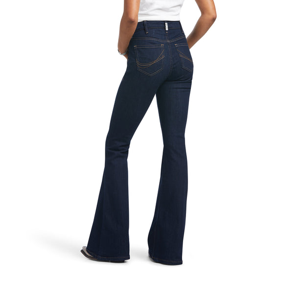 Ariat Wmns REAL High Rise Flare Shelby Rinse Jean