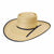 Sunbody Reata Oak Bound 5in Brim Palm Straw Hat
