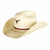 Sunbody Kids Cattleman Single Longhorn OSFA Palm Straw Hat