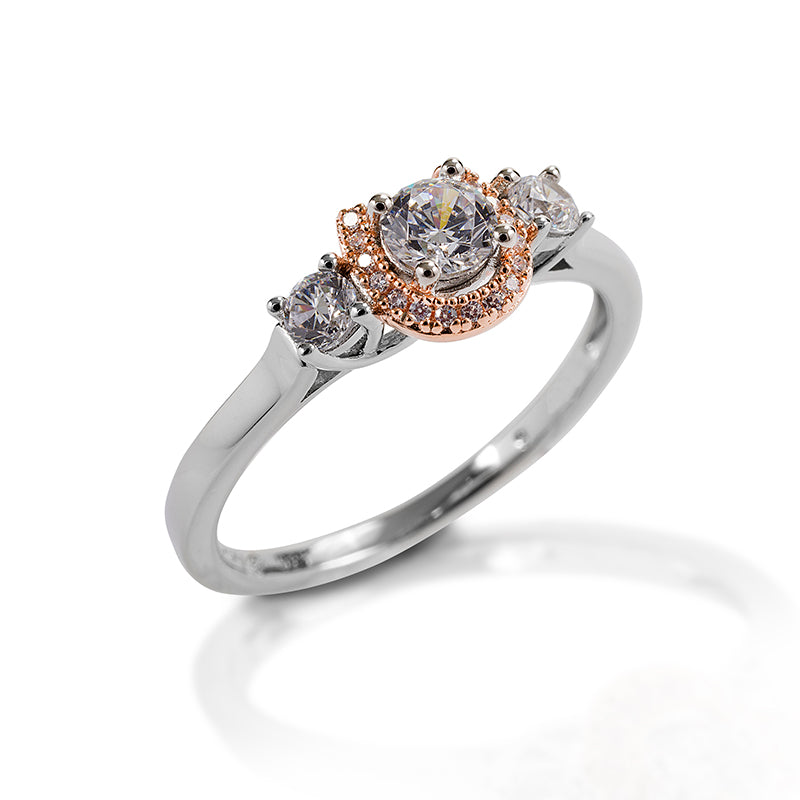 Kelly Herd Small Three Stone Horseshoe Ring