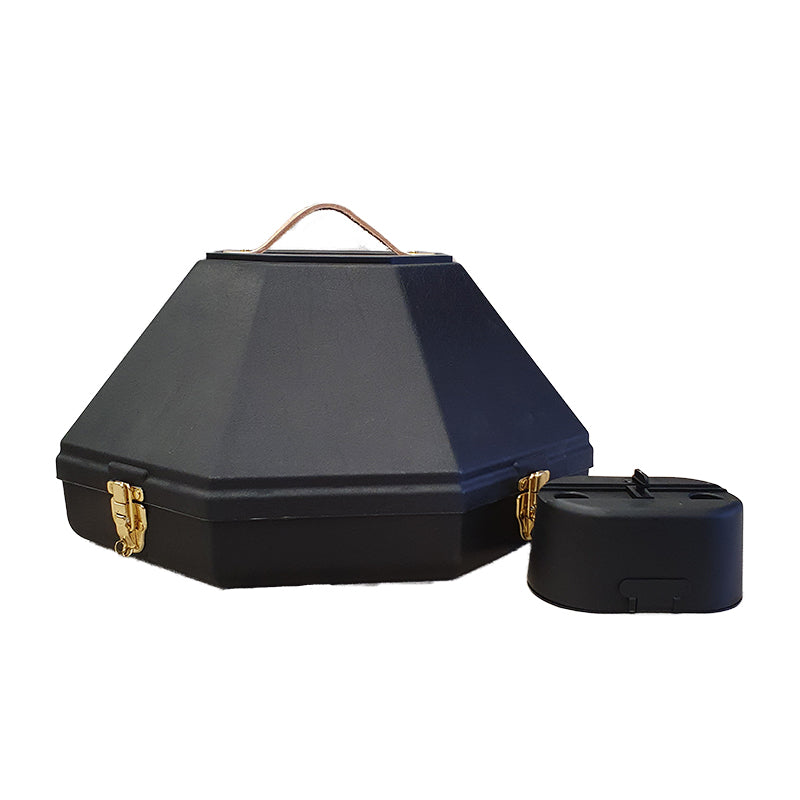 Toptac Western Hat Box w Accessory Case