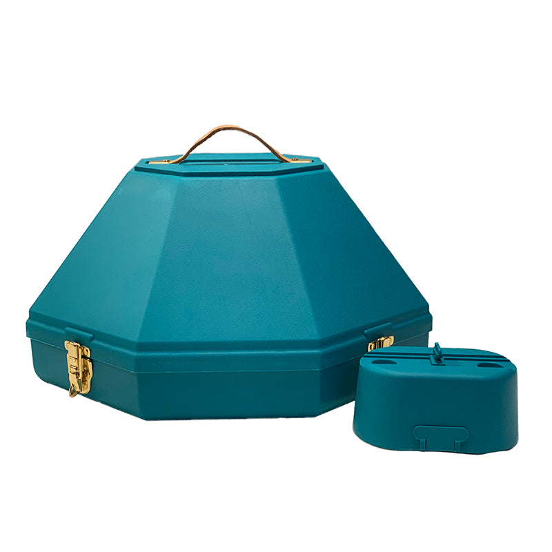 Toptac Western Hat Box w Accessory Case